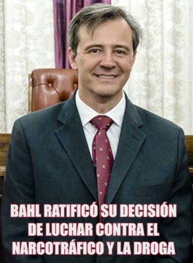 “Paraná ha dicho basta al narcotráfico”, afirmó Adán Bahl frente a militantes