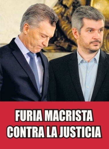 A las derrotas electorales, la alta inflación y el paro de la CGT, Macri suma un violento enfrentamiento con la Justicia A las derrotas electorales, la alta inflación y el paro de la CGT, Macri suma un violento enfrentamiento con la Justicia