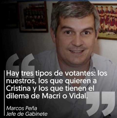 Lapsus electoral: ¿Macri, Vidal o Cristina?: el inesperado fallido de Marcos Peña Lapsus electoral: ¿Macri, Vidal o Cristina?: el inesperado fallido de Marcos Peña