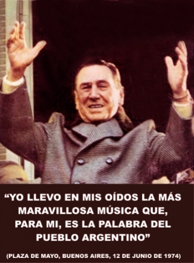 Juan Perón daba el último discurso en Plaza de Mayo hace 45 años Juan Perón daba el último discurso en Plaza de Mayo hace 45 años