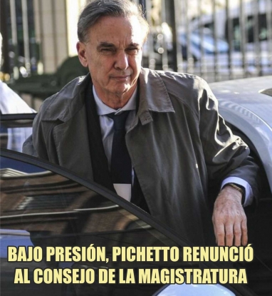 Pichetto renuncia al Consejo de la Magistratura y el peronismo se apura a echarlo de la bicameral de inteligencia