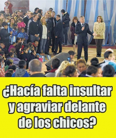 Macri usa las fechas patrias para adoctrinar partidariamente a los chicos