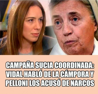 Dura respuesta de La Cámpora a la monja Pelloni Dura respuesta de La Cámpora a la monja Pelloni