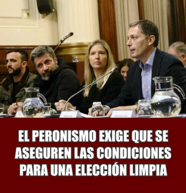 El Peronismo denuncia que Cambiemos quiere manipular los resultados electorales El Peronismo denuncia que Cambiemos quiere manipular los resultados electorales