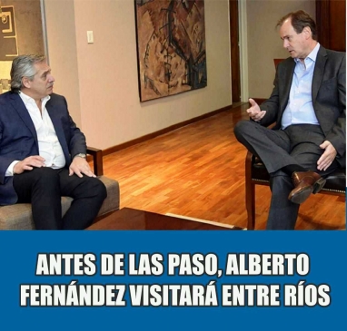 De cara a la llegada de Alberto Fernández, Bordet convocó a una reunión para definir acciones de campaña De cara a la llegada de Alberto Fernández, Bordet convocó a una reunión para definir acciones de campaña