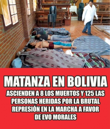 Golpe en Bolivia: brutal masacre en Cochabamba deja al menos 8 muertos y 125 heridos Golpe en Bolivia: brutal masacre en Cochabamba deja al menos 8 muertos y 125 heridos