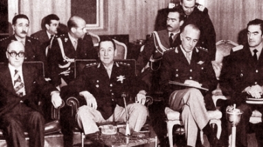 Perón viaja a Montevideo para suscribir el Tratado del Río de la Plata Perón viaja a Montevideo para suscribir el Tratado del Río de la Plata