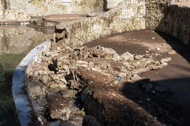 Otra millonaria obra de Sergio Varisco que no soportó una lluvia Otra millonaria obra de Sergio Varisco que no soportó una lluvia