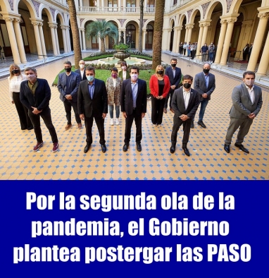 Frente al aumento de casos, postergarían las PASO un mes Frente al aumento de casos, postergarían las PASO un mes