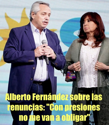 Alberto Fernández sobre las renuncias: