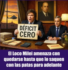 Arrinconado por sus sonoras derrotas parlamentarias, el presidente Javier 