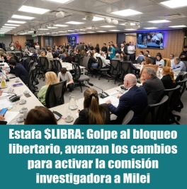 La oposición en la Cámara baja dio un paso clave para destrabar la comisión investigadora del Criptoescándalo. A pesar de las dilaciones del oficialismo y sus aliados, el megabloque opositor -integrado por Unión por la Patria, Democracia para Siempre, Encuentro Federal, la Coalición Cívica y la izquierda- logró imponer un dictamen de mayoría en el plenario de las comisiones de Asuntos Constitucionales y de Peticiones, Poderes y Reglamento, con el objetivo de romper el empate que paralizó el funcionamiento del cuerpo.