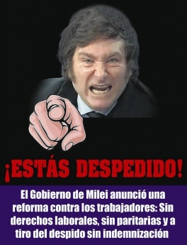 Para los ricos, todo, para los trabajadores, menos derechos. Desde Washington, el ministro de Economía, el endeudador serial Luis 
