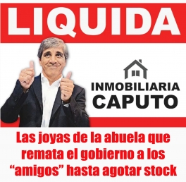 Las joyas de la abuela que remata el gobierno a los “amigos” hasta agotar stock