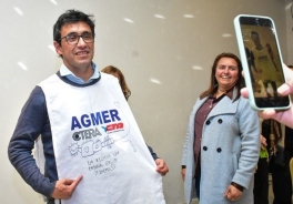 Asume Abel Antivero, electo secretario General de AGMER