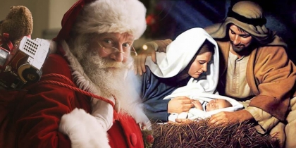 El Niño Dios fue substituido por el Santa Claus de los yanquis y los ingleses