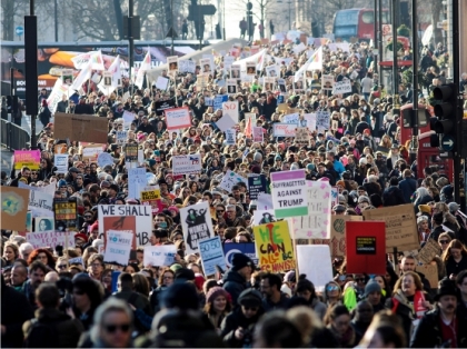 Más de 2 millones de personas marcharon contra Trump en todo Estados Unidos