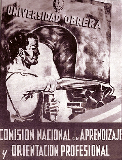 Juan Perón crea la Universidad Nacional Obrera que luego será la Universidad Tecnológica Nacional