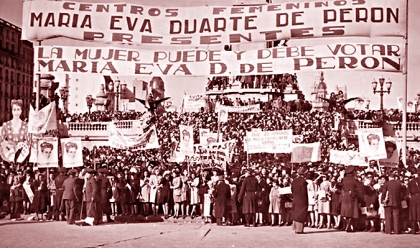 El 21 de agosto de 1946 el Senado aprobó el proyecto de derechos políticos de la mujer