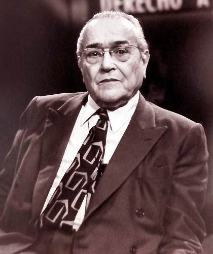 El radical Ricardo Balbín, acérrimo antiperonista que terminó abrazándose con Juan Perón