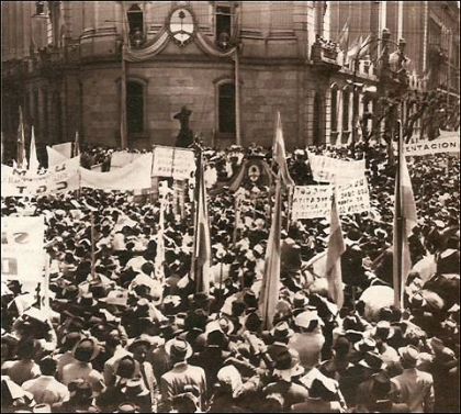 El 10 de octubre de 1945, el coronel Perón y los trabajadores contraatacan
