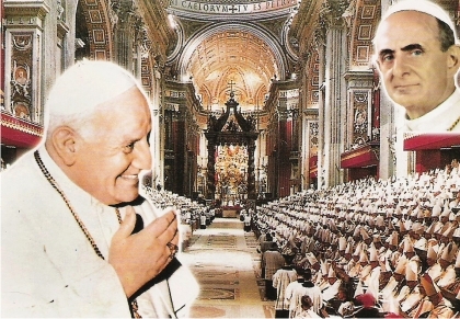 El papa Juan XXIII inaugura el Concilio Vaticano II, que modernizó el espíritu y las estructuras de la Iglesia católica
