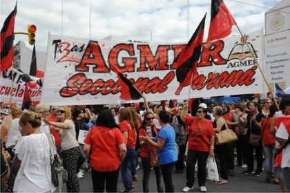 Agmer Paraná realizará asamblea el lunes frente a Casa de Gobierno