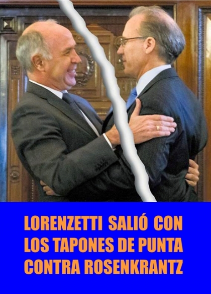 Acusaciones cruzadas entre Lorenzetti y Rosenkrantz por el control del portal judicial