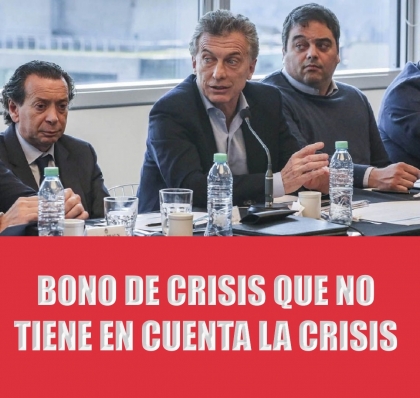 Bono de Macri para desactivar paro de la CGT y evitar reapertura de paritarias