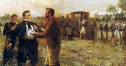Fusilamiento de Manuel Dorrego, fundador del federalismo popular