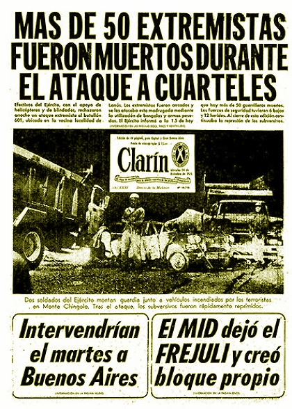 Del fallido de golpe de Estado contra María Estela Martínez al ataque guerrillero del ERP en Monte Chingolo