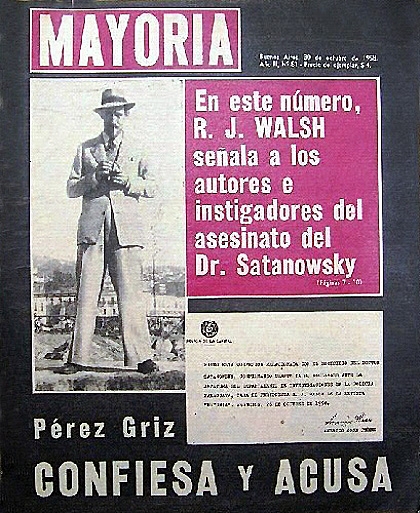 Frondizi clausura la revista Mayoría y hace detener a su director, el periodista Tulio Jacovella