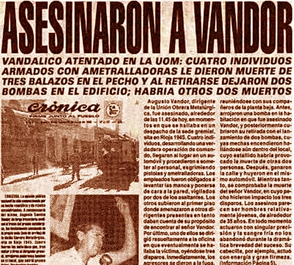 Operativo Judas: Es ajusticiado el Lobo Vandor