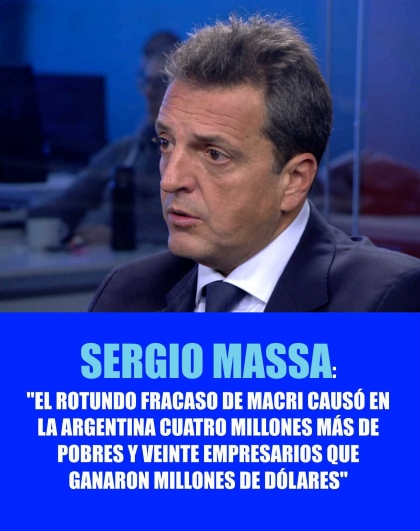 Sergio Massa: 