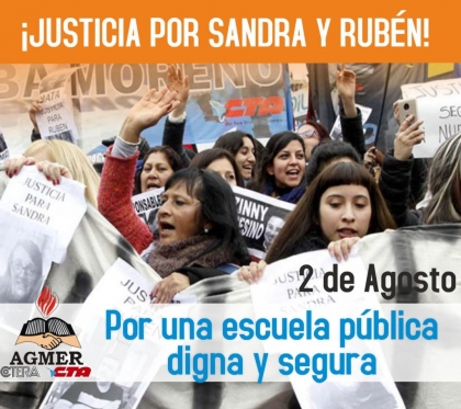 Justicia para Sandra Calamano y Rubén Rodríguez