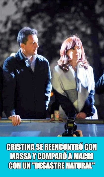 Cristina se reencontró con Massa: 