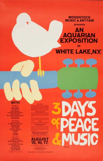 Comienza el festival de Woodstock que, con 400.000 espectadores, se convirtió en un hito para la cultura contemporánea