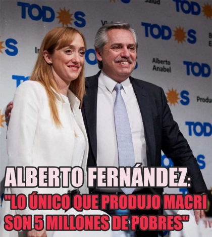Alberto Fernández: “Macri destruyó la economía argentina”