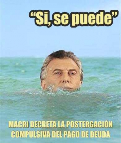 Macri se despide del gobierno declarando el default de la deuda