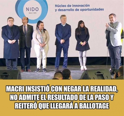 Macri y su mundo irreal: “Estamos convencidos de que la elección no sucedió”