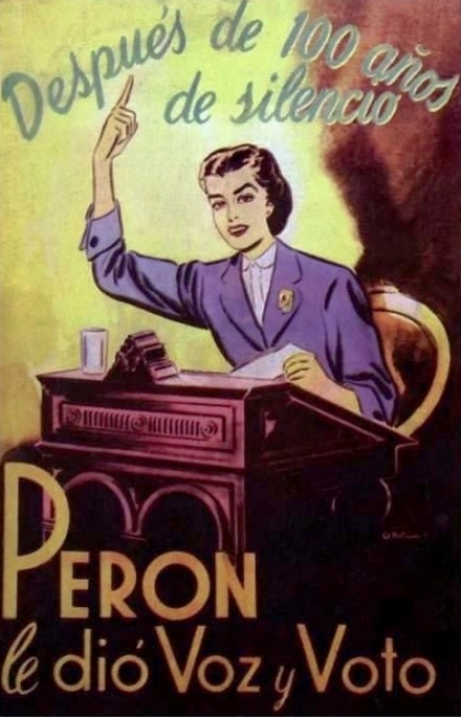 Eva Perón y el derecho de la mujer a votar y ser elegida 