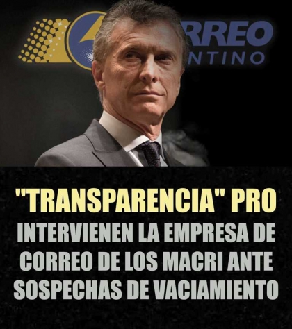 Intervinieron el Correo de Macri por esconder y brindar información trucha a la Justicia