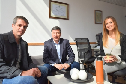 Enrique Cresto recibió a Daniel Arroyo