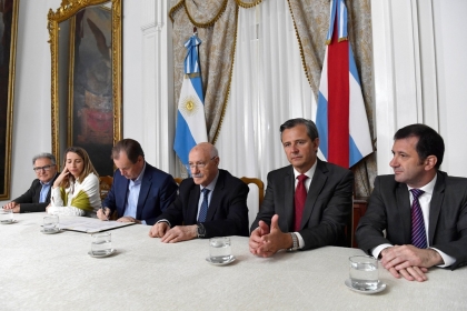 Gustavo Bordet: Queremos hacer valer el fallo de la Corte Suprema porque hay gastos que pagar