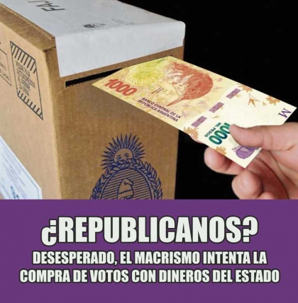 Compra de votos: La Justicia frena el clientelismo “republicano” de Cambiemos
