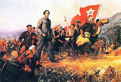 Mao Tse Tung culmina la gesta de la Larga Marcha china