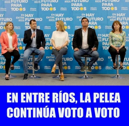 En Entre Ríos, la pelea continúa voto a voto