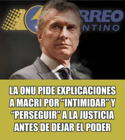 Naciones Unidas pide explicaciones a Macri por 