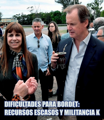 Dificultades para Bordet: recursos escasos y militancia K