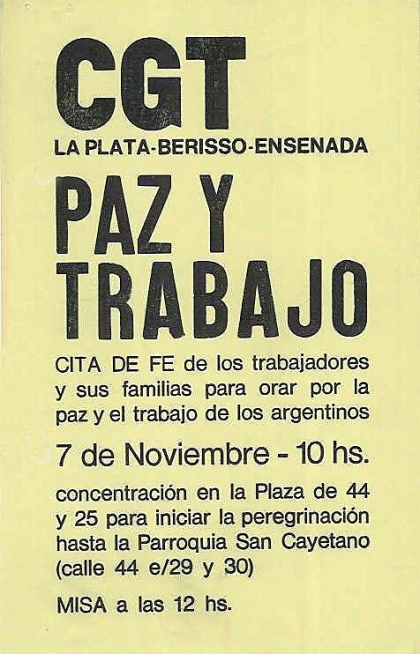 A 38 años de la primera gran movilización de trabajadores contra la dictadura militar genocida